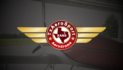 Texas airpark community logo design