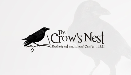 Family restaurant logo design, Crow logo